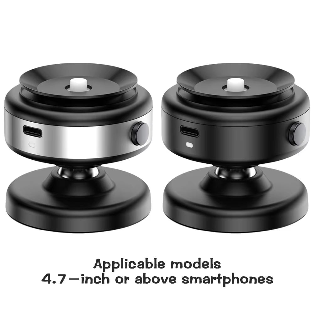 Car Magnetic Vacuum Adsorption Bracket 360 Degree Rotating Aluminum Alloy Mobile Phone Holder for 47Inch or above Smartphones